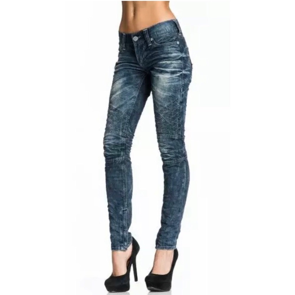 AFFLICTION Women's Denim Jeans RAQUEL AMBER DAVIS - Picture 3 of 9